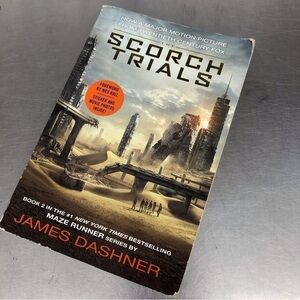 The Maze Runner: The Scorch Trials by: James Dashner, paperback book